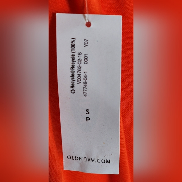 Old Navy Women's Orange Knit Smocked Skirt, Size Small Petite, SP - Picture 7 of 10